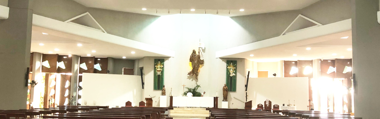 Interior de la Iglesia San Ignacio de Loyola, renovado durante el verano del2023.